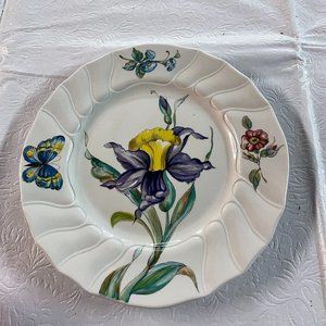 Vintage Villeroy and Boch Yellow Bouquet Pattern Salad Plate